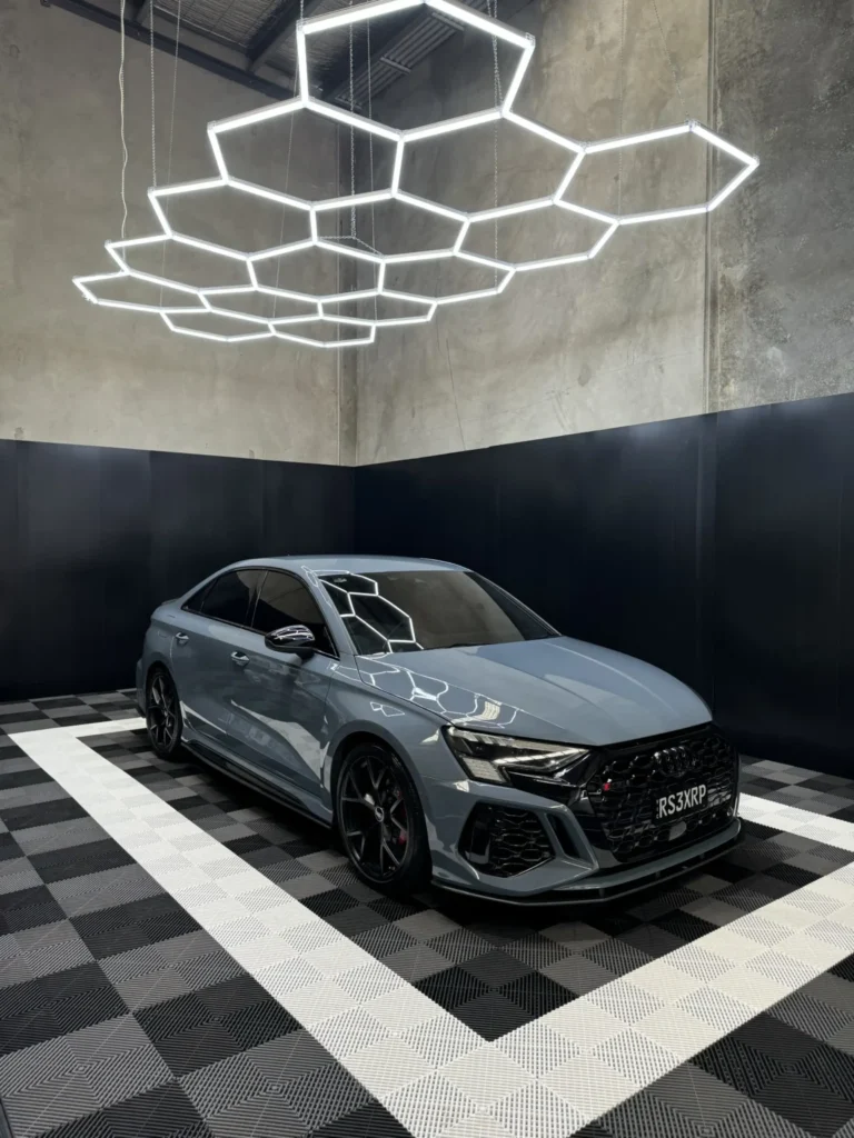 Ceramic coating applied to a car — mirror-deep gloss finish